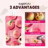 Intake Sugarlolo Drink 150 g x 10 Pieces | Low Calorie Fruitand Sugar Free | Ideal for Diabetics and Health Consciousness | (pack of 10, Peach) view 3