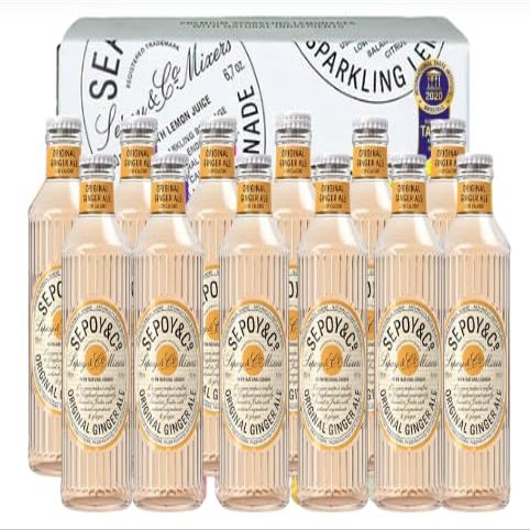 SEPOY & CO. Spiced Grapefruit Tonic Water - 24 x 200ml | Low Calorie, Less Sugar | Pure Himalayan Water & 100% Natural Ingredients | Premium Gin & Tonic Mixer
