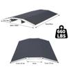660lbs Wheelchair Ramp - Non-Slip Safety Threshold Ramp for Stairs, Steps, Doorways & Driveways - 8cm High Access Solution for Easy Mobility view 2