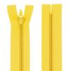 Yellow 8 Inch 20.3 cm Nylon Dressmaking Zip, Closed End, Size No #3, Auto Lock Pull, Standard Sewing & Craft Zipper - Perfect for Clothes, Bags, Cushions, Pockets & More - Giddy Square view 1