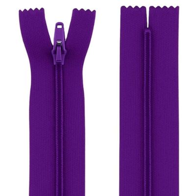 16" (40.6cm) Purple Zip - Closed-End - Dressmaking, Sewing & Craft