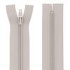 22" (55.9cm) Silver Grey Zip - Closed-End - Dressmaking, Sewing & Craft view 1
