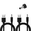 2 Pack Electric Toothbrush Charger Cord for Fairywill, Sonic,Initio,Dnsly,Bitvae,Kipozi,Gloridea,6FT Black DC 5V USB Cable for Hatch Baby Rest,Rest+,Rest Mini, FOREO Luna Series Facial Cleanser view 1
