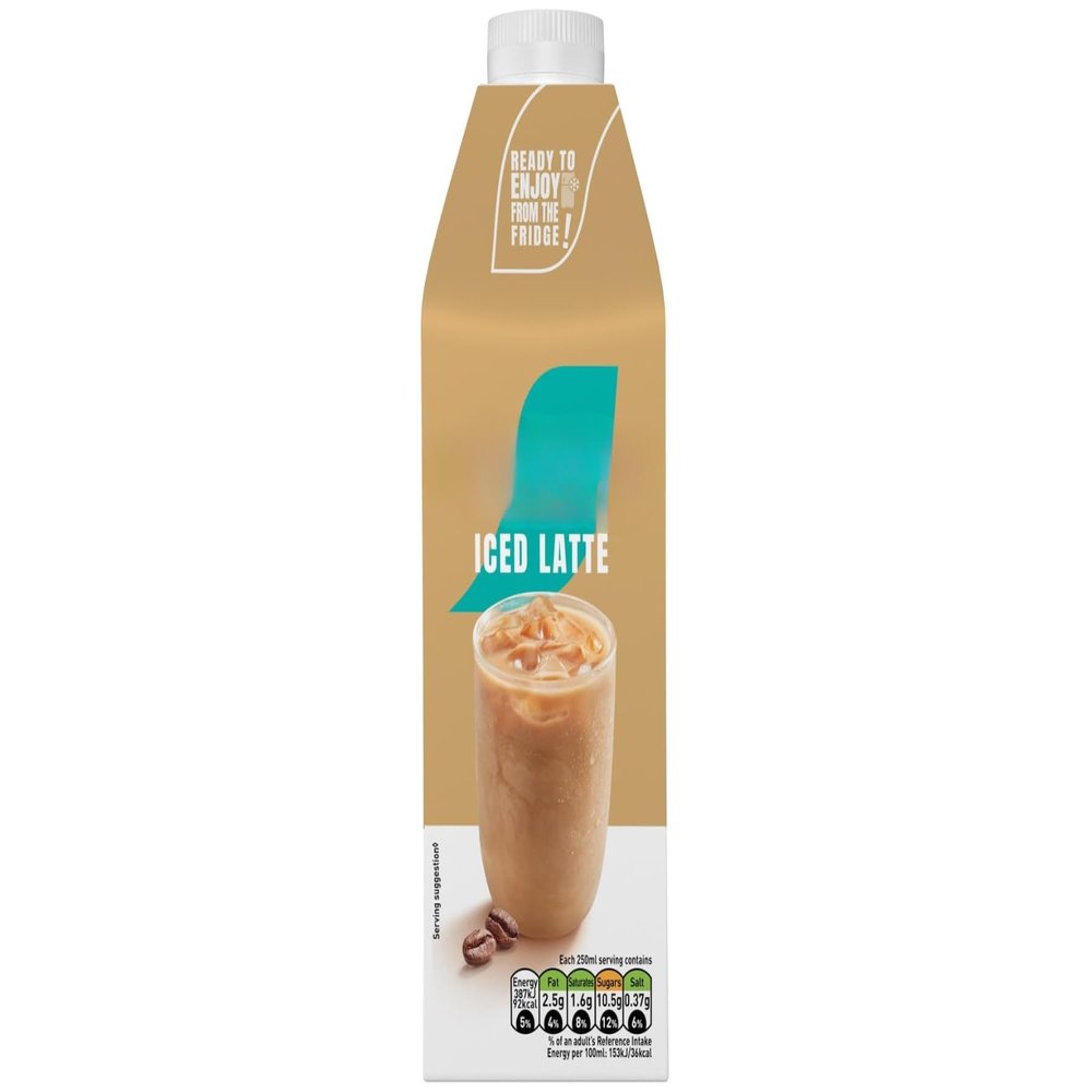 Iced Coffee 750ml - Iced Latte - Whether You're Catching Up With Friends Or Having A Well-deserved Coffee Break, This Sweet And Creamy Iced Latte Can Be Enjoyed Straight From The Fridge