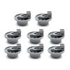 Ldbuejiaja 8pcs Dishwasher Lower Basket Dishwasher Rollers Plastic Texture For Multiple Models For Smooth Operation Professional Maintenance Suitable view 1