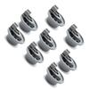 Ldbuejiaja 8pcs Dishwasher Lower Basket Dishwasher Rollers Plastic Texture For Multiple Models For Smooth Operation Professional Maintenance Suitable view 4