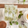 100pcs Coral Guest Paper Napkins,Disposable Decorative Hand Towels Sea Fan Design Dinner Papers for Wedding Birthday Baby Shower Coastal Summer Party Bathroom Table Decor(Gold) view 4
