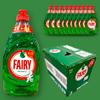 Fairy ORIGINAL Washing Up Liquid 320ml 10 Box Pack | Concentrated Grease-Cutting Formula | Ultra Long-Lasting Suds | Trusted UK Dish Soap view 1