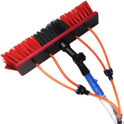 12FT Water Fed Pole Kit - Telescopic Window Cleaning Pole for Solar Panels, High Reach Telesextension Cleaning Tool, Perfect for Residential & Commercial Use