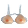 Silicone Breast Shape Artificial Prosthesis Chest Enhancer with Adjustable Straps Suitable for Mastectomy Everyday Life Wedding Cosplay Swimsuit Halloween(Natural,HH) view 1