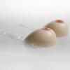 Silicone Breast Shape Fake Breast Artificial Chest Enhancer with Adjustable Straps Suitable for Mastectomy Prosthesis Patient Bikini Swimsuit Cosplay(White,KK) view 3