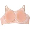 Silicone Breast Shape Female Breasts Bust Enhancer Breast with Adjustable Straps Suitable for Mastectomy Everyday Cosplay Swimsuit Halloween Christmas(Natural,D) view 3