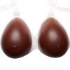 Silicone Breast Shape Fake Breast Artificial Chest Enhancer with Adjustable Straps Suitable for Mastectomy Prosthesis Patient Bikini Swimsuit Cosplay(Black,K) view 1