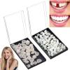 120 Pieces De/ntal Temporary Tooth Cap Crown Veneers,Tooth Filling Repair Kit,Temporary Tooth Cap Crown Veneers,Temporary Tooth Filling Repair Kit,False Tooth Replacement,Den/tal Revit/Alize Crowns view 1