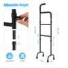Stair Climbing Assist Cane - 13-Level Adjustable Height,Portable Lightweight,Slip-Resistant&Sturdy -Stair Helper for Up&Down -Mobility Aid for Elderly,Post-Surgery,Sore Hips&Knees -Fits Standard Steps view 2