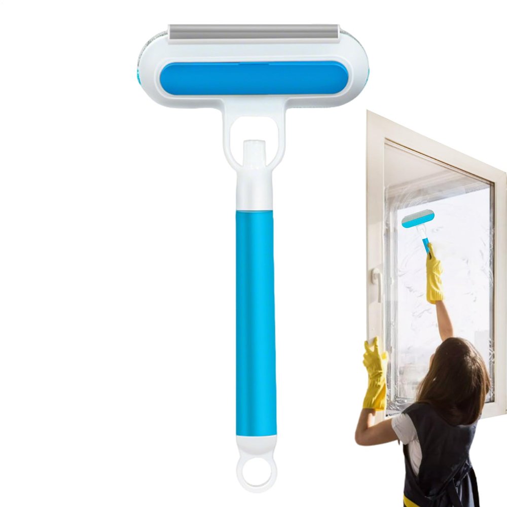 Niesel Hair Removal Device for Pet Hair - Pet Hair Brush for Furniture - Carpet Scraper with Cleaning Brush for Car Bed Sofa Indoor Laundry & Textiles