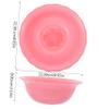 PENIKOKO Multipurpose Plastic Wash Basins Sturdy Home and Salon Basins 6pcs with Long Serving Life Random Color for Face Cleansing and Vegetable Cleansing view 2