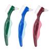 HONMEET Double-Headed False Teeth Brush with Ergonomic Grip Designed for Denture Care and Precise Plaque Cleaning in Daily Oral Routine view 1