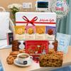 Breakfast Tea Gift Set English Tea Red Tin, Jam, Fruit Cake & Multipack Biscuits Individually Wrapped Treat Customers, Guests, Visitor, British Biscuits Gift Set Hampers Food Gifts (Tea Hamper 4) view 3