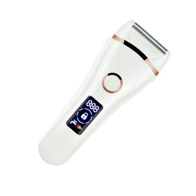 BAZEITFLOW USB Rechargeable Ladies Hair Trimmer Lightweight Hair Remover for Eyebrow Facial Bikini with Stainless Steel Head Ergonomic Grip