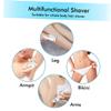 BAZEITFLOW USB Rechargeable Ladies Hair Trimmer Lightweight Hair Remover for Eyebrow Facial Bikini with Stainless Steel Head Ergonomic Grip view 2
