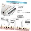 BAZEITFLOW USB Rechargeable Ladies Hair Trimmer Lightweight Hair Remover for Eyebrow Facial Bikini with Stainless Steel Head Ergonomic Grip view 4