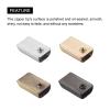 TA-VIGOR 12Pcs Metal Zipper Stoppers Tail Clips 9.5mm Zip Stopper End Tips for DIY Sewing, Leather Craft, Coats & Luggage Repair Chrome, Golden, Black, Brass view 4