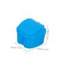 ARTSEWPLY Denture Box Holder Leak Proof Denture Case 2Pcs Portable False Teeth Storage Container with Strainer Anywhere Hygienic Plastic Design view 2