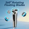 Electric Razor for Men, 2025 Upgraded Electric Shavers for Men, USB-C Rechargeable, Wet & Dry Shaver with Pop-up Trimmer and Travel Case (Gunmetal) view 3