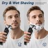 Electric Razor for Men, 2025 Upgraded Electric Shavers for Men, USB-C Rechargeable, Wet & Dry Shaver with Pop-up Trimmer and Travel Case (Gunmetal) view 4