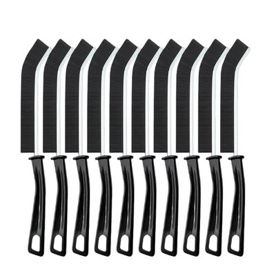 10 pcs Multifunctional Hard-Bristled Crevice Cleaning Brush 23cm Long Strip Tool for Furniture Showers Kitchens Windows Small Spaces Homeowners Dead Corners Cleaning Professionals Tools