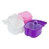 WLIHDB Denture Case 3pcs Denture Bath Box Cleaning False Teeth Storage Box With Hanging Net Container Artificial Tooth Case Retainer Case For Dentures And Braces(Pink) view 4