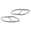 Uqezagpa 2Pcs Car Exhaust Pipe Mufflers Cover Replacement Rear Cylinder Exhaust Pipe Decorate Cover Trim For W205 W213 Vehicle Enhancement view 4