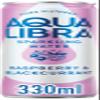 Aqua Libra Sparkling Water Raspberry & Blackcurrant 330ml (Pack of 12 Cans) view 3