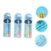 HONITANO 3pcs Manual Toothbrush for Boys and Girls with Soft Bristles, Cartoon Elephant Shape, Comfortable to Hold and Deep Cleaning, Suitable for Children Ages 2-8, Assorted Colours view 3