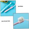 HONITANO 3pcs Manual Toothbrush for Boys and Girls with Soft Bristles, Cartoon Elephant Shape, Comfortable to Hold and Deep Cleaning, Suitable for Children Ages 2-8, Assorted Colours view 4