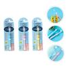 Didiseaon 3pcs Boys and Girls Toothbrush Set with Cartoon Elephant Shape, Soft Bristles for Deep Cleaning and Protection, Suitable for Babies and Children Aged 2-8 Years view 3