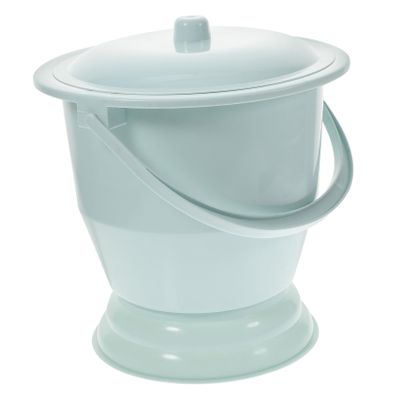 HONITANO Chamber Pot Urine Bucket Thickened PP Plastic Portable Potty with Lid for Home Use Multifunctional and Stain Resistant for Pregnant Women Children