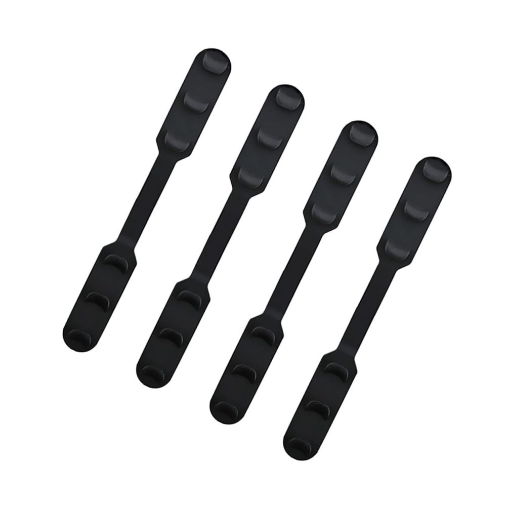 VERDANVERSE Ear Rope Buckle Extension 4pcs Set Adjustable Silicone Elastic Band Buckle Black for Men and Women Comfortable Fit for Daily Use and Supplies