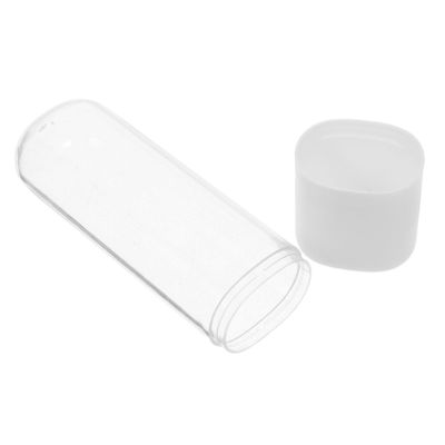 GOOHOCHY Portable Flosser Tip Storage Case Lightweight Plastic Small Flosser Tip Box with Debris Protection for Travel Use Simple and Stylish