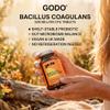Bacillus Coagulans Spore Based Probiotics for Gut Health 500 Million CFU Live Tablets in Refillable Glass Jar - 360 Tablets - Plastic Free Food Supplement Made in UK Godo view 2