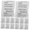 Didiseaon 100pcs Silica Gel Packets for Moisture Absorption and Dehumidify High Absorption Capacity, Reusable Silica Gel Desiccant for Shoes and Jewelry, for Closet and Food Storage view 1