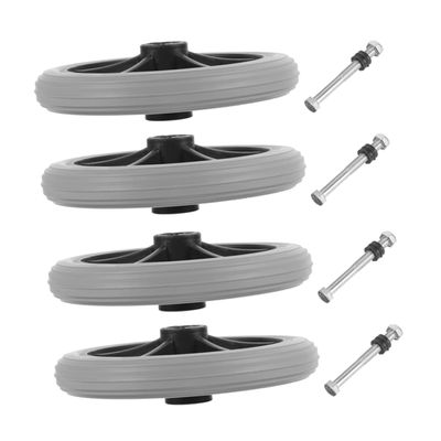 Ipetboom 4pcs Replacement Wheelchair Front Wheels Rollators Walker Slip Casters Rollers Wheels for Wheelchair Mobility for Walker Replacement