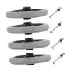 Ipetboom 4pcs Replacement Wheelchair Front Wheels Rollators Walker Slip Casters Rollers Wheels for Wheelchair Mobility for Walker Replacement view 1