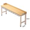 YDkjwjw Overbed Bedside Desk with Wheels Mobile Cross Bed Table Rolling Laptop Computer Desk Cart for Home Bed Sofa Side view 2