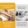 YDkjwjw Overbed Bedside Desk with Wheels Mobile Cross Bed Table Rolling Laptop Computer Desk Cart for Home Bed Sofa Side view 3