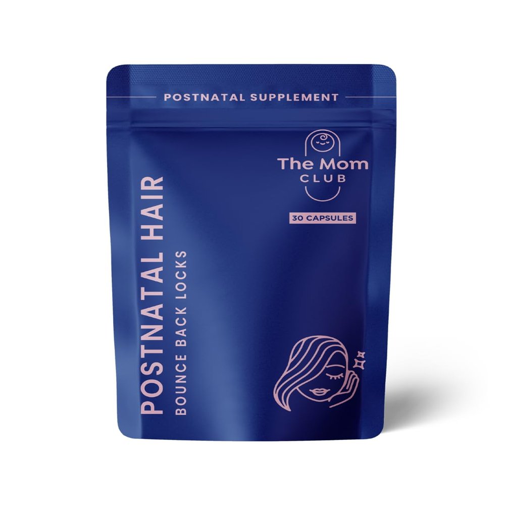 Hair Vitamins for New Moms: Postnatal Hair Wellness Support, Scalp & Strand Strength Supplement with Nutrient-Rich Botanicals, 30 Capsules, 1 Month Supply