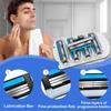 24PCS Razor Blades Compatible with Gillette 3, 3-Layer Precision Blades with Lubrication Strip, Washable & Reusable, Replacement for Men, Husband, Father and Boyfriend view 2