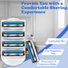24PCS Razor Blades Compatible with Gillette 3, 3-Layer Precision Blades with Lubrication Strip, Washable & Reusable, Replacement for Men, Husband, Father and Boyfriend view 3