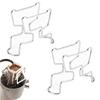 UtySty 2 Pack Portable Coffee Filter Paper Bag Holder Stand Adapter Pour Over Coffee Dripper for Hanging Ear Drip Coffee Bag Single Serve Disposable Drip Coffee Filter Ceramic Large Coffee Mugs view 1